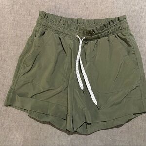 Zella Olive Green Women's Shorts Small S